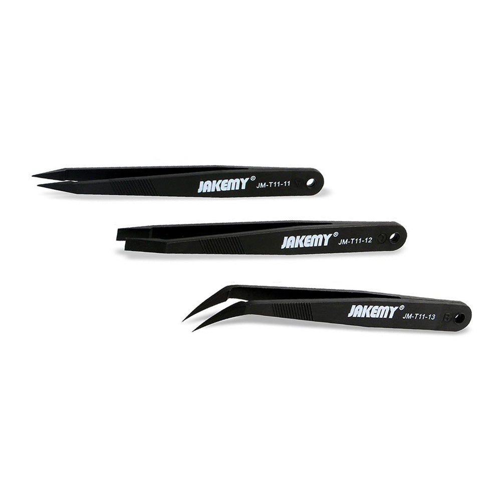 Jakemy Jm-T11 3 Piece Tweezer Set