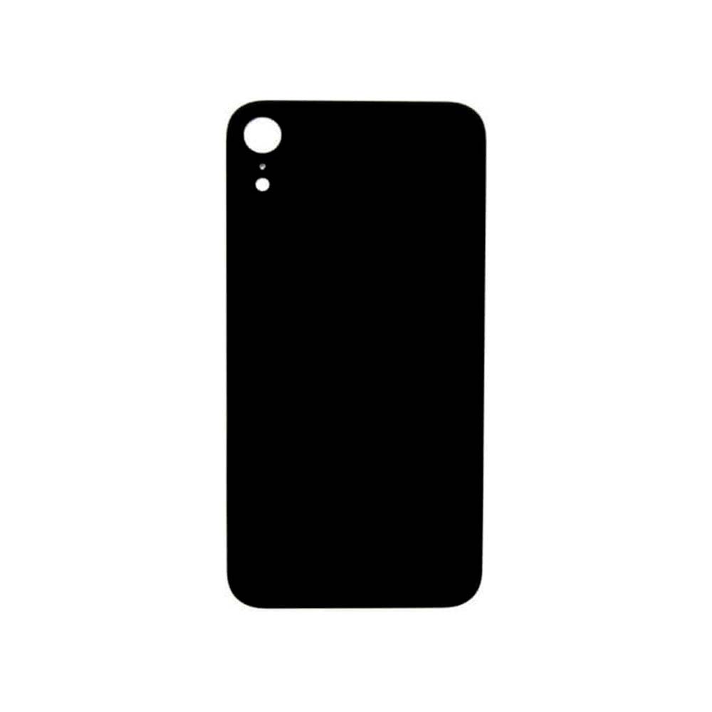 iPhone Xr Back Cover Glass Big Hole Black