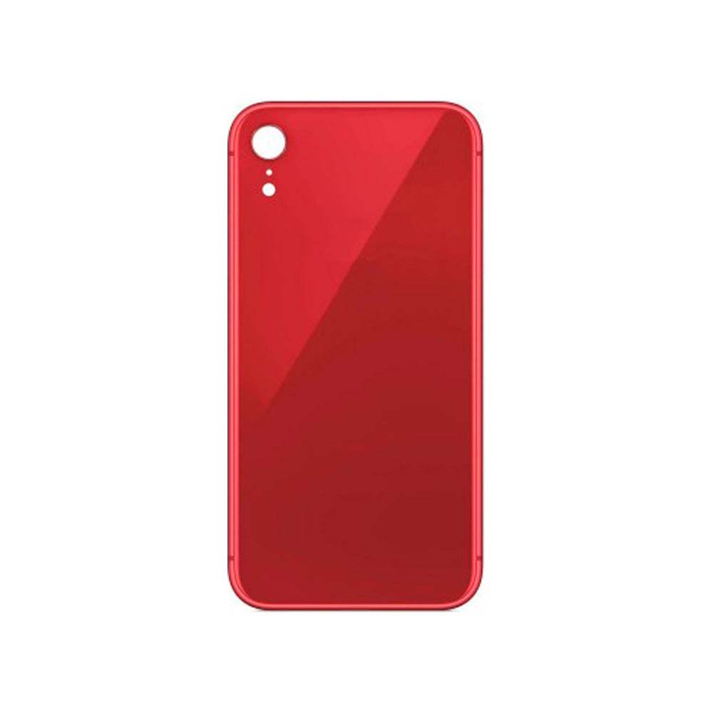 iPhone Xr Back Cover Glass Big Hole Red