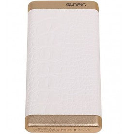 Sunpin D810 10000 Mah Power Bank White & Gold