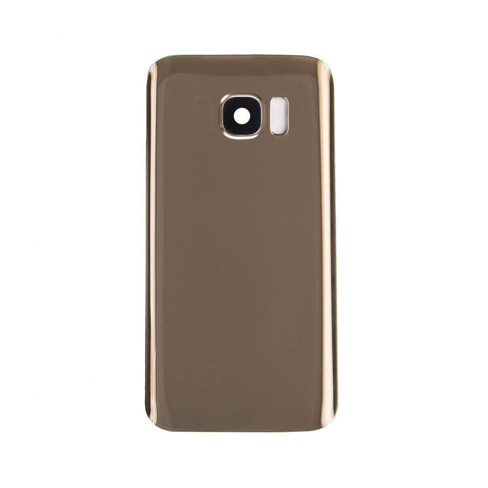 Samsung S7 Gold Back Cover With Camera Lens