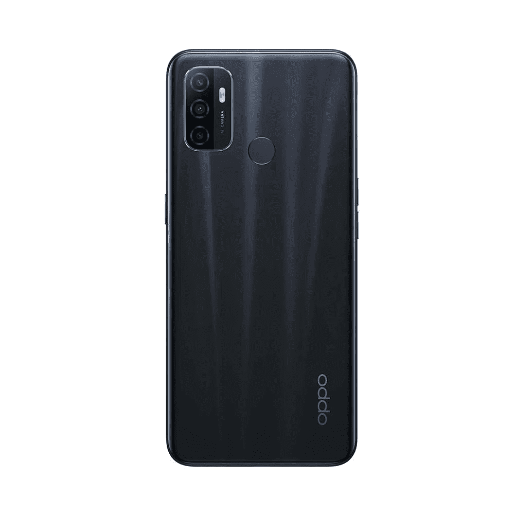 Oppo A53 Back Cover Black Without Camera Lens