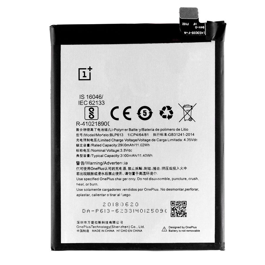 One Plus Three T Battery